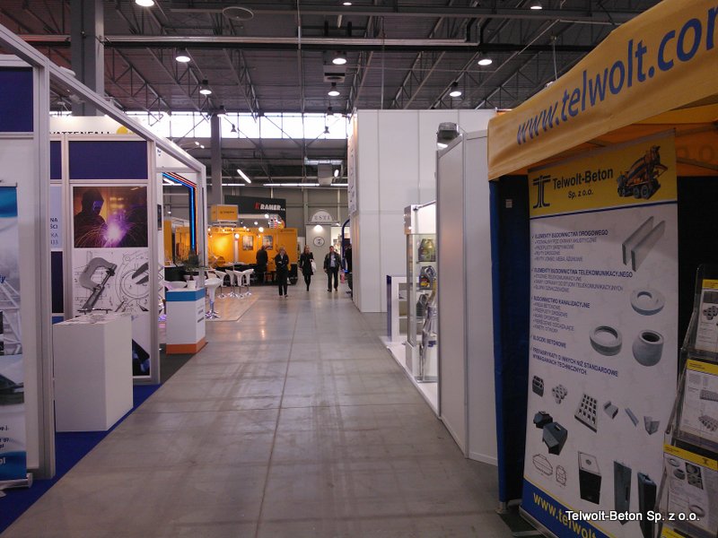 Stoisko firmy Telwolt-Beton na Targach Autostrada 2014 w Kielcach, 03
